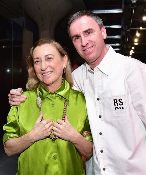 prada new creative director|raf simons wife.